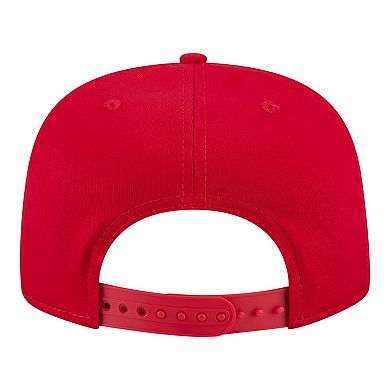 Men's New Era Scarlet Nebraska Huskers Team Text Golfer Snapback Hat