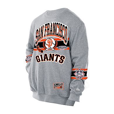 Men's New Era Gray San Francisco Giants Sport Classics Sweatshirt