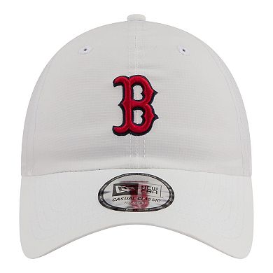 Men's New Era White Boston Red Sox Ripstop Casual Classic Adjustable Hat