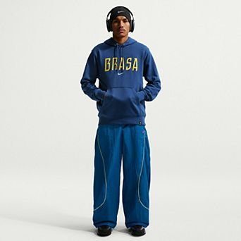 Men's Nike Blue Brazil National Team Club Hoodie