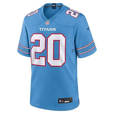 Men's Nike Tony Pollard Light Blue Tennessee Titans Game Jersey