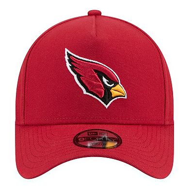 Youth New Era Cardinal Arizona Cardinals 9FORTY A-Frame Adjustable Hat