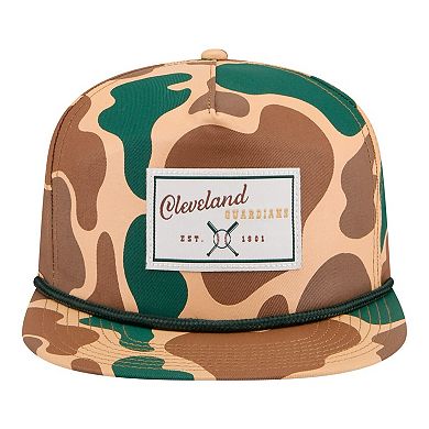 Men's New Era Camo Cleveland Guardians Duck 19TWENTY Adjustable Hat