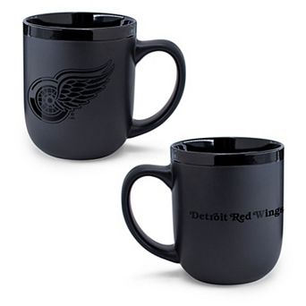 WinCraft Detroit Red Wings 17oz. Black Tonal Ceramic Mug