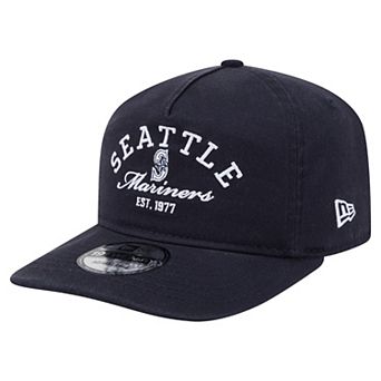 Men's New Era Navy Seattle Mariners Stacked 19TWENTY Adjustable Hat