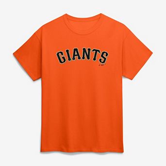 Men's Logo Athletic Orange San Francisco Giants Wordmark T-Shirt