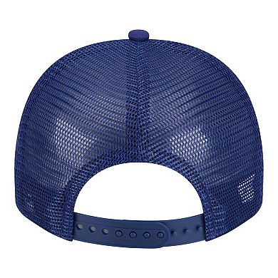 Youth New Era Royal Los Angeles Dodgers Logo Fade A-Frame 9FIFTY Snapback Hat