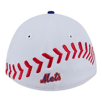Toddler New Era White New York Mets Baseball 39THIRTY M-Crown Adjustable Hat