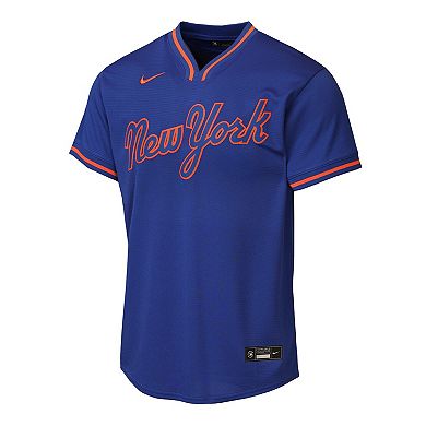 Youth Nike Francisco Lindor Royal New York Mets Alternate Replica Jersey