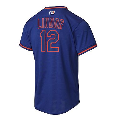 Youth Nike Francisco Lindor Royal New York Mets Alternate Replica Jersey