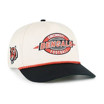 Men's '47 Natural Cincinnati Bengals Frame Out Two Tone Hitch Adjustable Hat