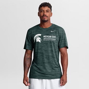 Men's Nike Green Michigan State Spartans Sideline Velocity Dri-FIT T-Shirt