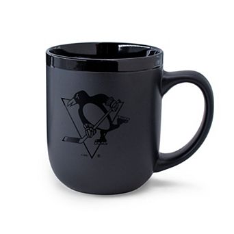 WinCraft Pittsburgh Penguins 17oz. Black Tonal Ceramic Mug
