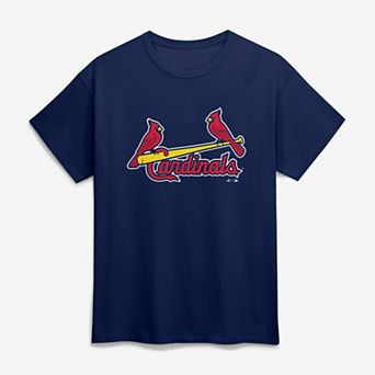 Men's Logo Athletic Navy St. Louis Cardinals Wordmark T-Shirt