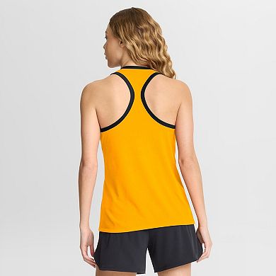 Women's Nike Gold Iowa Hawkeyes Uni Name Tri-Blend Dri-FIT Tank Top