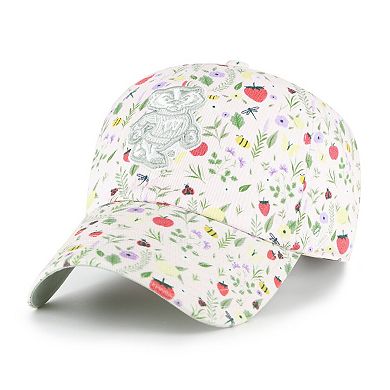 Women's '47 Light Pink Wisconsin Badgers Posey Clean Up Adjustable Hat