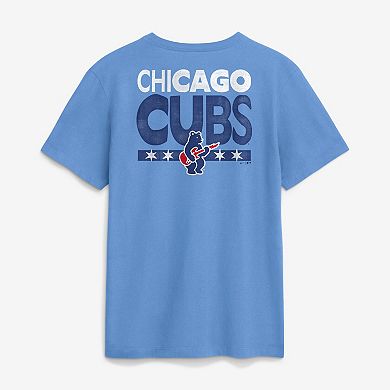 Men's Nike Light Blue Chicago Cubs Electric Bear T-Shirt
