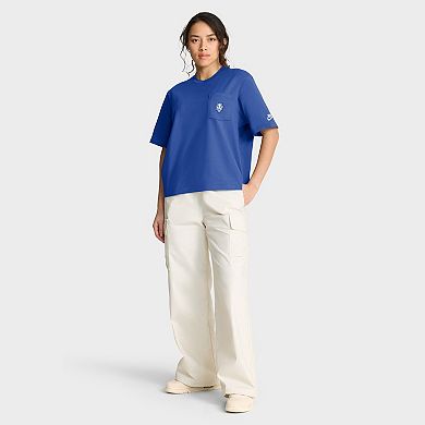Women's Nike Royal Duke Blue Devils Legacy Pocket Boxy T-Shirt