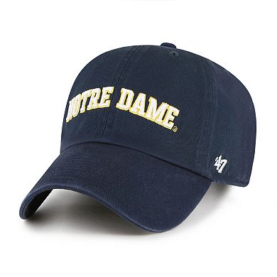 Men's '47 Navy Notre Dame Fighting Irish Clean Up Adjustable Hat