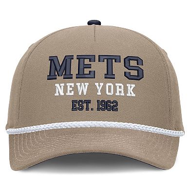 Men's Nike Khaki New York Mets Father's Day Rope Rise Adjustable Hat
