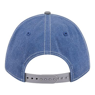 Men's New Era Royal/Gray Los Angeles Dodgers Felt M-Crown 9FORTY Adjustable Hat
