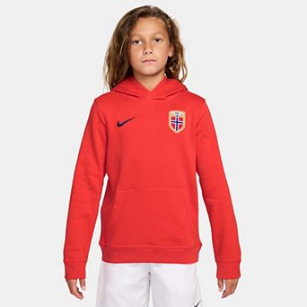 Youth Nike Red Norway National Team Club Hoodie