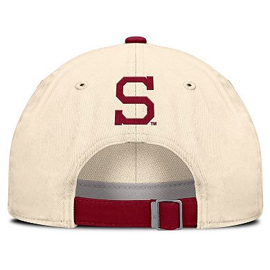 Unisex Nike Natural Stanford Cardinal 2026 Primetime Natural 2-Tone Club Adjustable Hat