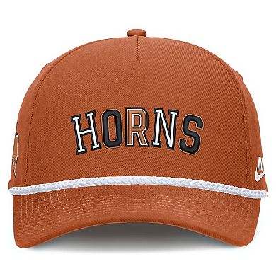 Unisex Nike Texas Orange Texas Longhorns 2026 Basketball Refresh 5-Panel Rope Rise Hat