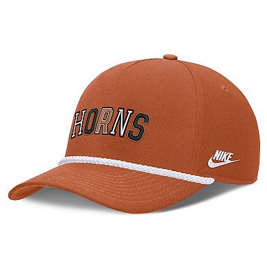 Unisex Nike Texas Orange Texas Longhorns 2026 Basketball Refresh 5-Panel Rope Rise Hat