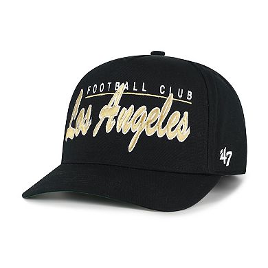 Men's '47 Black LAFC Brushmark Hitch Adjustable Hat