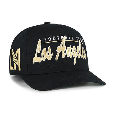Men's '47 Black LAFC Brushmark Hitch Adjustable Hat