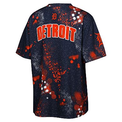 Youth Outerstuff Navy Detroit Tigers Y2 Tech Stadium Lights T-Shirt