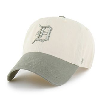 Men's '47 Natural/Olive Detroit Tigers Two-Tone Fashion Clean Up Adjustable Hat