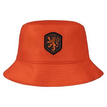 Men's Nike Orange Netherlands National Team Reversible Bucket Hat