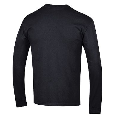 Men's Champion Black Boston Bruins Long Sleeve Jersey T-Shirt