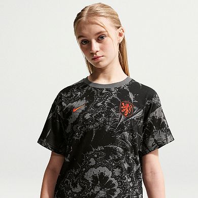 Youth Nike Gray Netherlands National Team Allover Print T-Shirt