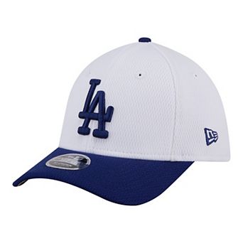 Youth New Era White/Royal Los Angeles Dodgers Baseball 39THIRTY M-Crown Flex Hat