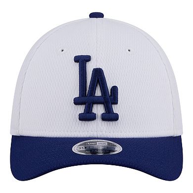 Youth New Era White/Royal Los Angeles Dodgers Baseball 39THIRTY M-Crown Flex Hat
