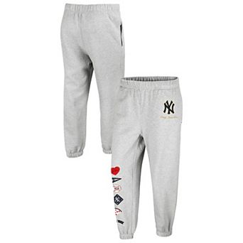 Women's '47 x Stoney Clover Lane Heather Gray New York Yankees Venice Jogger Pants