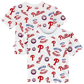 Toddler Outerstuff White Philadelphia Phillies Run Down T-Shirt