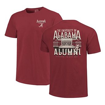Women's Crimson Alabama Crimson Tide Comfort Colors Campus Alumni T-Shirt