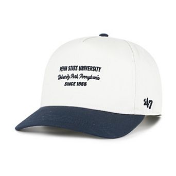 Men's '47 White Penn State Nittany Lions Contemporary Basics Two-Tone Hitch Adjustable Hat