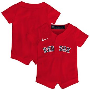 Newborn Nike Red Boston Red Sox Alternate Replica Romper Jersey