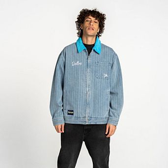 Unisex The Wild Collective Denim Dallas Wings Conductor Full-Zip Jacket