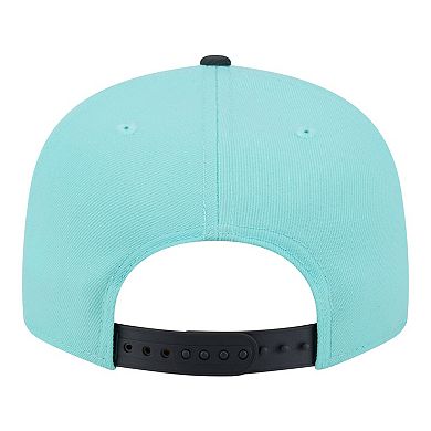 Men's New Era Turquoise/Charcoal Boston Celtics Color Pack Two-Tone 9FIFTY Snapback Hat
