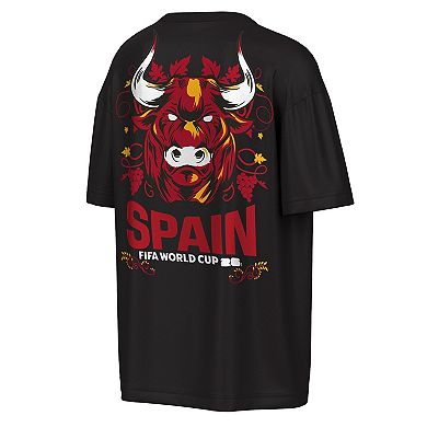 Men's Outerstuff Black FIFA World Cup 2026 Rally Oversized 2-Hit T-Shirt