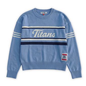 Unisex Light Blue HANG x Tennessee Titans Jacquard Knit Sweater