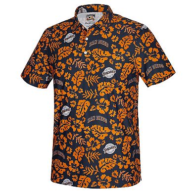 Men's Reyn Spooner Navy San Diego Padres Cooperstown Pua Performance Polo