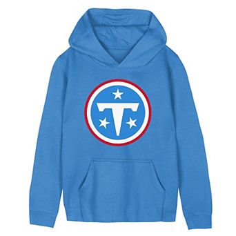 Preschool Light Blue Tennessee Titans Primary Logo Fleece Hoodie