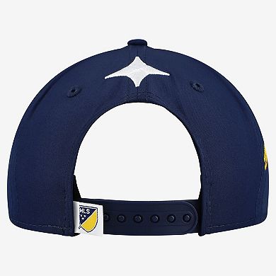 Youth New Era Navy LA Galaxy Jersey Hook 9SEVENTY Adjustable Hat